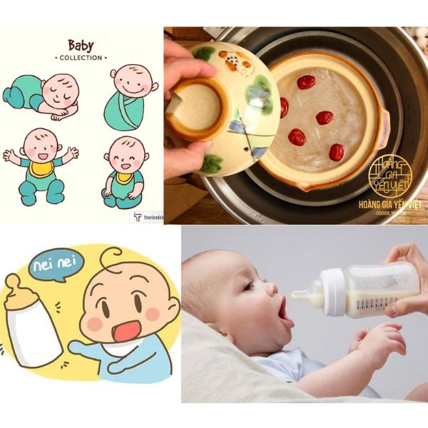 Những lưu ý khi cho bé sử dụng yến sào, sau khi ăn yến bé hoàn toàn có thể uống thêm sữa