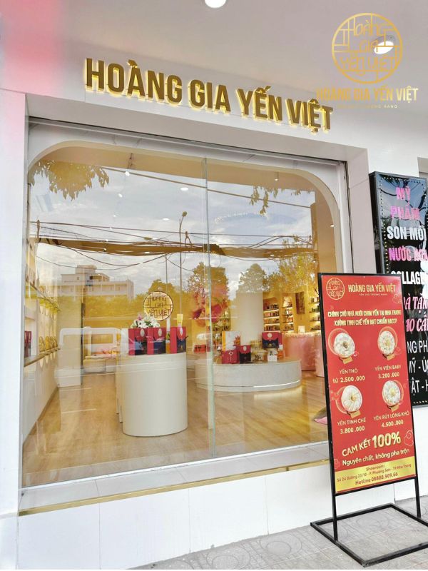 showroom của Yến Sào Khánh Hòa tại TP. Nha Trang